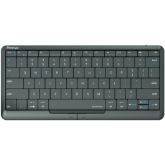 Tastatura Wireless SMART Prestigio Click&Touch 2, Bluetooth, TouchPad, Layout EN, Space Grey