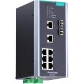Switch Moxa PT-510-SS-LC-HV, 8 porturi