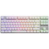Tastatura Sharkoon PureWriter TKL Kailh Blue, RGB LED, USB, White