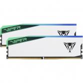 Kit Memorie PATRIOT Viper Elite 5 RGB White Intel XMP 3.0, 32 GB, DDR5-7000MHz, CL38, Dual Channel 