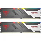 Kit Memorie Patriot Viper Venom RGB, 32GB, DDR5-6200MHz, CL40, Dual Channel