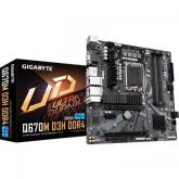 Placa de baza Gigabyte Q670 D3H, Intel Q670, Socket 1700, mATX