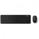 Kit Wireless Tastatura Microsoft QHG-00021, Bluetooth, Black + Mouse optic, Bluetooth, Black