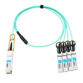 Splitter FO Cisco QSFP-4X10G-AOC3M, QSFP+ - 4 x SFP+, 3 m, Blue