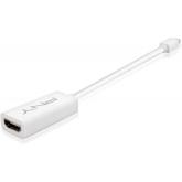 Adaptor PNY QSP-MINIDP/HDMIV2, HDMI - Mini Displayport, White