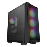 Carcasa DeepCool CC560 MESH V2 ARGB Black, Fara sursa