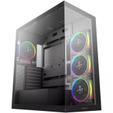 Carcasa Deepcool CG580 4F V2 Black, Fara sursa