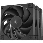 Kit Ventilator Deepcool FD12, 120 mm, Black, 3 bucati
