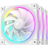 Kit ventilatoare Deepcool FL12, ARGB LED, 120 mm, White, 3 bucati