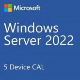 Microsoft Windows Server CAL 2022 English 1pk DSP OEI 5 Clt Device CAL