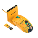 Mouse Optic A4Tech Bloody R72 Ultra Duo Renegade Sunset, USB Wireless/USB, Yellow