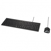 Kit Hama Cortino - Tastatura, USB, Black + Mouse Optic, USB, Black