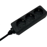 Prelungitor Hama R9223804, 3x Shucko, 3m, Black