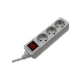 Prelungitor Hama R9223805, 3x Shucko, 3m, White