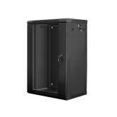 Rack Lanberg wall-mounted, 19inch, 18U, 600x450mm, Black