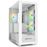 Carcasa Sharkoon REBEL C60 RGB White, Fara sursa