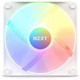 Ventilator NZXT F Series F120 RGB Core, RGB LED, 140 mm, Matte White