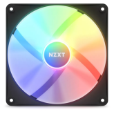 Ventilator NZXT F Series F140 RGB Core, RGB LED, 140 mm, Matte Black