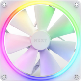 Ventilator NZXT F Series F140 RGB DUO, RGB LED, 140 mm, Matte White