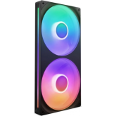 Ventilator NZXT F Series F280 RGB Core, 2 x 140mm, Black