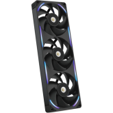 Kit Ventilator NZXT F Series F360X, RGB LED, 120 mm, Black, 3 bucati