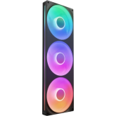 Kit Ventilator NZXT F Series F420 RGB Core, RGB LED, 140 mm, Black, 3 bucati