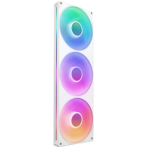 Kit Ventilator NZXT F Series F420 RGB Core, RGB LED, 140 mm, White, 3 bucati