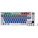 Tastatura Royal Kludge RK-M75, Brown switch, RGB LED, USB/USB Wireless/Bluetooth, Ocean Blue