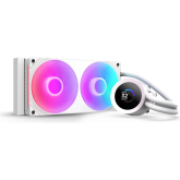 Cooler procesor NZXT Kraken Plus 240, ARGB LED, 2 x 120 mm, White