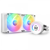 Cooler procesor Kraken Elite 240 RGB White, 2x 120mm