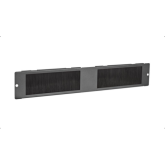 Brush Panel V7 RMWCBRUSHACCS, 12U, Black