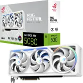 Placa video ASUS nVidia GeForce RTX 5080 ROG ASTRAL WHITE OC 16GB, GDDR7, 256 bit