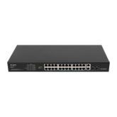 Switch Lanberg RSFE-24P-2C-360, 24 porturi, PoE+