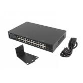 Switch Lanberg RSGE-24P-2GE-2S-360, 24 porturi, PoE+