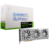 Placa video MSI nVidia GeForce RTX 4070 Ti SUPER GAMING X SLIM WHITE 16GB, GDDR6X, 256bit