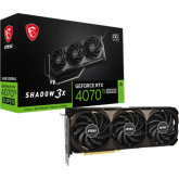 Placa video MSI nVidia GeForce RTX 4070 Ti SUPER SHADOW 3X OC 16GB, GDDR6X, 256bit