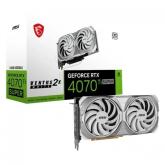 Placa video MSI nVidia GeForce RTX 4070 Ti SUPER VENTUS 2X WHITE OC 16GB, GDDR6X, 256bit