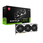 Placa video MSI nVidia GeForce RTX 4070 VENTUS 3X E OC 12GB, GDDR6X, 192bit