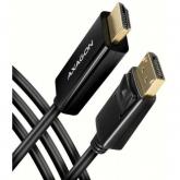 Cablu Axagon RVD-HI14C2, Displayport - HDMI, 1.8m, Black