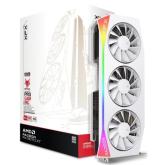 Placa video XFX AMD Radeon RX 9070 XT Mercury OC White 16 GB, GDDR6, 256 bit