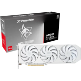 Placa video PowerColor AMD Radeon RX 9060 XT Hellhound Spectral White OC 16GB, GDDR6, 128 bit