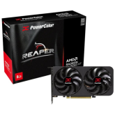 Placa video PowerColor AMD Radeon RX 9060 XT Reaper 8GB, GDDR6, 128 bit