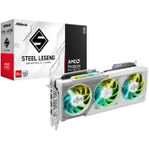 Placa video ASRock AMD Radeon RX 9070 Steel Legend OC 16 GB, GDDR6, 256 bit