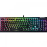 Tastatura Razer BlackWidow V4 X Green Clicky Gen 3 Swtich, RGB LED, USB-A, Black