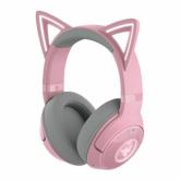 Casti cu microfon Razer Kraken Kitty V2, Bluetooth, Pink-Grey