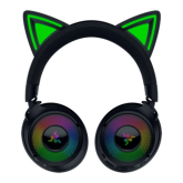 Casti cu microfon Razer Kraken Kitty V3 Pro, RGB LED, USB Wireless/Bluetooth/3.5 mm jack, Black