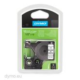 Etichete Flexibile Dymo S0718040 12mm/3.5m Black on White