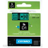 Banda Termica Dymo S0720740 9mm/7m Black on Green