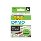 Banda Laminata DYMO Black on Yellow - 19mm