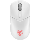 Mouse Optic MSI VERSA 300, RGB LED, USB Wireless/Bluetooth/USB, White